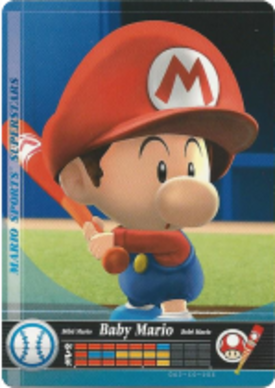 Baby Mario - Baseball